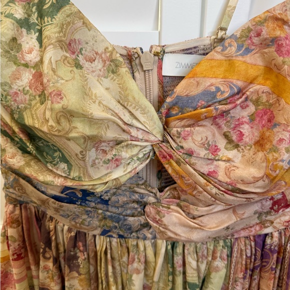 Zimmermann NET SUSTAIN August cutout paisley-print organic silk midi dress NWOT - Picture 5 of 13